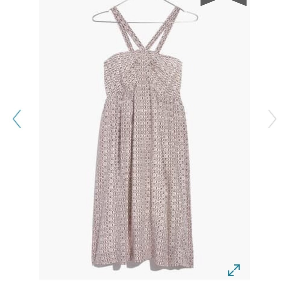 Madewell Print Silk Dress - Picture 2 of 7